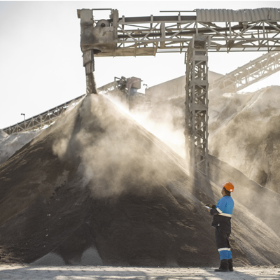 What is PM10 dust and how can It be controlled in mines?